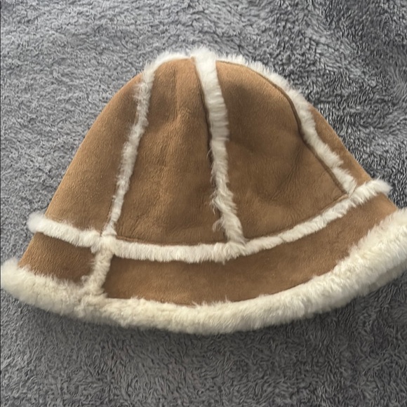 UGG Tan Shearling Hat